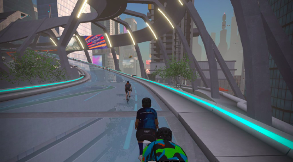 A screenshot of a CPT Cycling personal coached ride on Zwift.