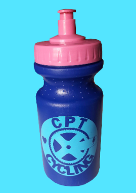 CPT Cycling branded bottle.