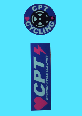 CPT Cycling branded decals.