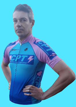 Richard Rollinson models the CPT Cycling Tech Pro Jersey